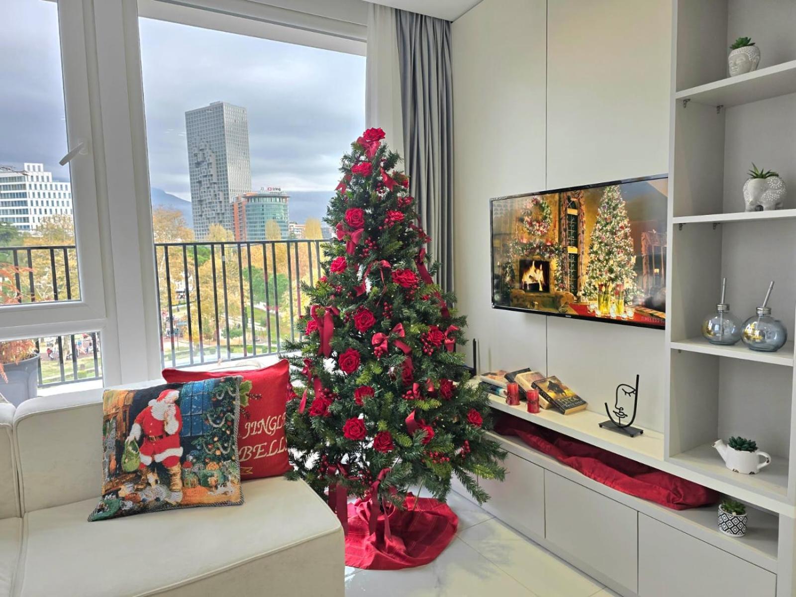 Penthouse With A City View Tirana Exterior foto